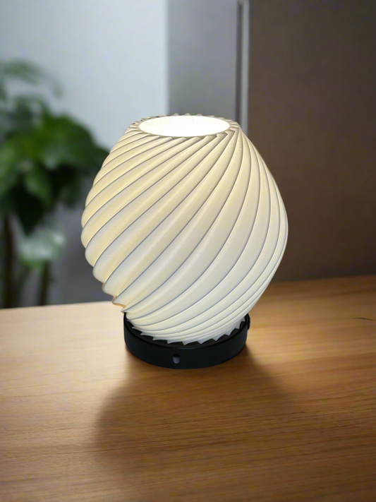 Spiraled Table Lamp